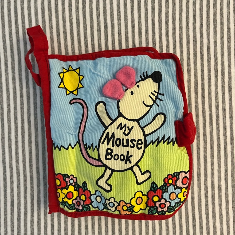 My Mouse Book Soft Baby Book from Jelly Kitten